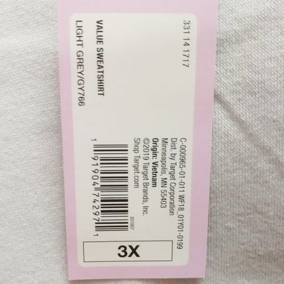 NWT Women's Plus Size Sweatshirt - Wild Fable™ - 3X [105-107] - Picture 4 of 5